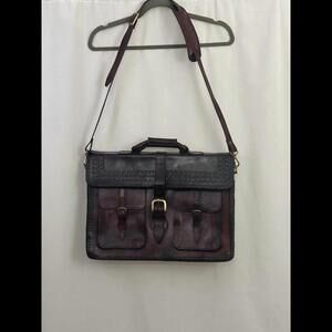 Vintage leather satchel